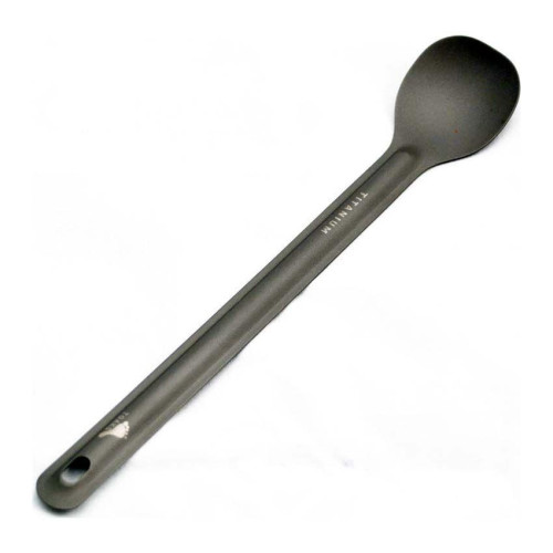 Ложка TOAKS Titanium Long Handle Spoon вес 19 г длина 220 мм материал титан для зручного приема пищи в походах