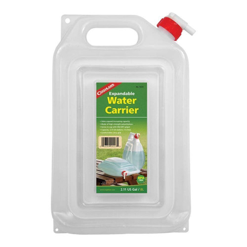 Складна ємність для води Coghlans Expandable Water Carrier 7.57 л розмір 250 x 406 x 58 мм без BPA
