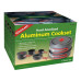 Набір туристичного посуду Coghlans Hard Anodized Aluminum Cook Set 3 каструлі сковорідка 19.1 x 19.1 x 12 см