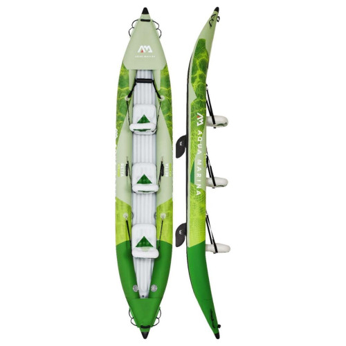 Надувний каяк Aqua Marina Betta 15′7″ для 3 осіб максимальне навантаження 230 кг зручний у транспортуванні