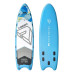 Надувна SUP дошка Aqua Marina Mega 8′1″ BT-20ME для 7 осіб вага 27.5 кг розміри 550 х 152 х 20 см вантажопідйомність до 650 кг