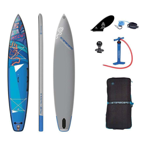 Надувна SUP дошка Starboard Inflatable 12’6” Touring S Tikhine 381 см вага 9.5 кг об'єм 254 л 2022/2023