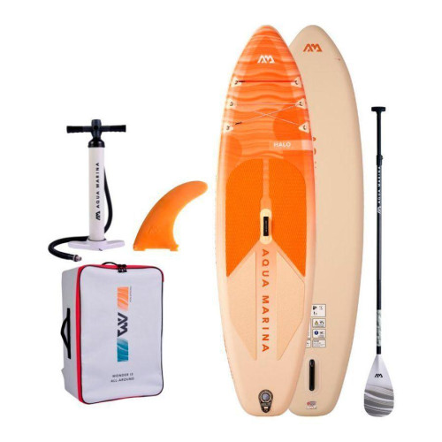 Надувная SUP дошка Aqua Marina Halo 10′0″ вес 6.1 кг вантажопідйомність 120 кг корпус Woven Drop Stitch Technology