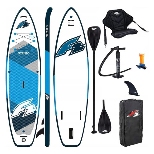 Надувна SUP дошка F2 Strato 11.5 довжина 350 см ширина 84 см вага 11.4 кг максимальне навантаження 145 кг