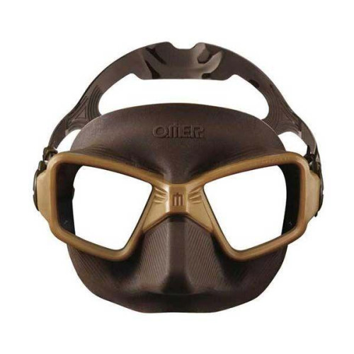 Маска Omer ZERO 3 Mask Mud легкая с полем зрения на 30% больше стандартних силикон бистрорегулируемая пряжка