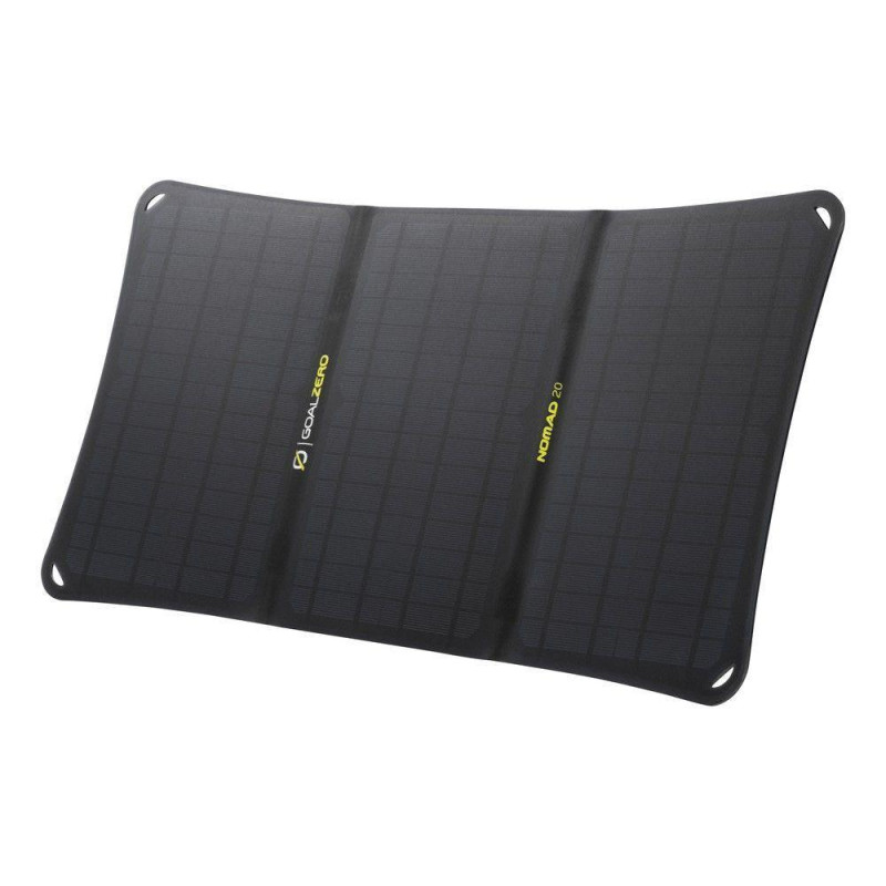 Сонячна панель Goal Zero Nomad 20 потужність 20 В монокристалічна складана для зарядки USB-пристроїв