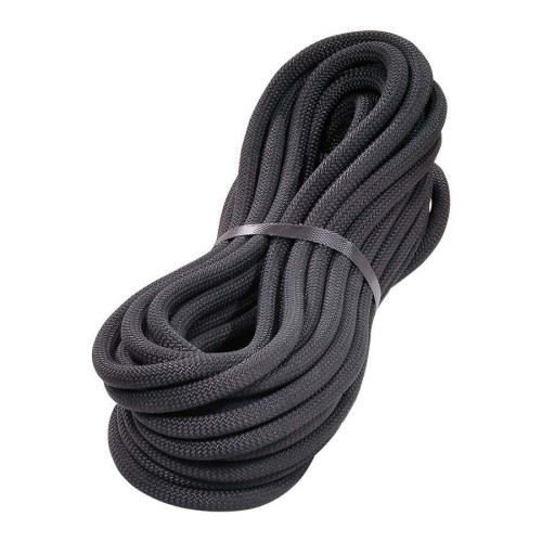 Мотузка статична Rock Empire Static Rope 11mm 100m Black статична міцність 33kN вага 80g/m
