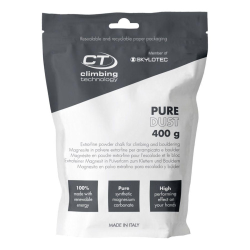Магнезия Climbing Technology Pure Dust 400 г карбонат магния наддрібна текстура екологичная упаковка