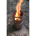 Дров'яна піч TOAKS Titanium Backpacking Wood Burning Stove вага 228 г розміри 10.5 x 20.5 см компактна та легка