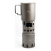 Дров'яна піч TOAKS Titanium Backpacking Wood Burning Stove Small легка вага 151 г компактні розміри 9.4 x 18.3 см