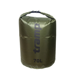 Гермомішок TRAMP PVC Diamond Ripstop 70л UTRA-209 Оливковий водонепроникний для речей та спорядження Гермомішок TRAMP PVC Diamond Ripstop 70л UTRA-209 Оливковий водонепроникний для речей та спорядження