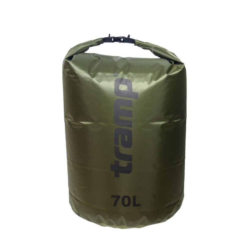 Гермомішок TRAMP PVC Diamond Ripstop 70л UTRA-209 Оливковий водонепроникний для речей та спорядження