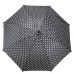 Зонт Semi Line Black White Dots (L2037-3) трость 104 см полуавтомат легкий 345 г стильний чорний с белими точками
