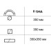 Автоматическая ленточная пила по металлу MAST M-BS 350DA потужність 4 кВт скорость 27/45/69 м/мин длина диска 4115 мм