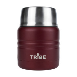 Термос Tribe Food Jar 0.35 л T-DE-0021 червоний надежная термоизоляция удобная кришка захистом от протекания Термос Tribe Food Jar 0.35 л T-DE-0021 червоний надежная термоизоляция удобная кришка захистом от протекания