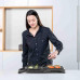 Гриль BLACK+DECKER BXGR1001E потужність 1000 Вт універсальний 2 ребристі пластини для жарки мяса и овощей