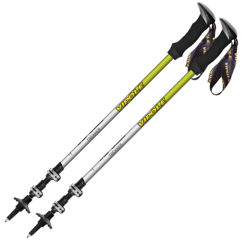 Трекінгові палки Vipole Trekker S25 10 вага 235 г довжина 135 см матеріал Alu 7075-T6-F56 ергономічна рукоятка