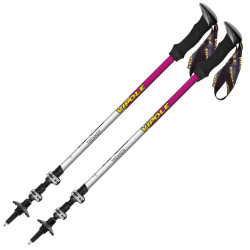Трекингові палки Vipole Trekker Violet (S25 11) алюмінієві телескопические вес 235 г максимальная длина 135 см Трекингові палки Vipole Trekker Violet (S25 11) алюмінієві телескопические вес 235 г максимальная длина 135 см