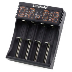 Зарядний пристрій Liitokala Lii-402 4 канали USB Powerbank Ni-Mh Li-ion LiFePO4 5V 2A компактний Зарядний пристрій Liitokala Lii-402 4 канали USB Powerbank Ni-Mh Li-ion LiFePO4 5V 2A компактний