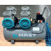 Безмасляний поршневой компресор Mast MOF1680/2x1500-50L потужність 3000 Вт производительность 508 л/мин