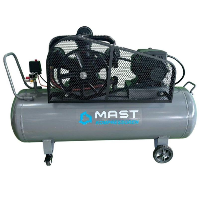 Поршневой компресор Mast TB90/300L 400V потужність 9 кВт продуктивность 900 л/мин об'єм ресивера 300 литров