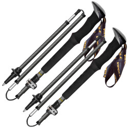 Палки трекінгові Vipole Approach Long Carbon 130 DLX QuickLock 100% HM Carbon вага 198 г 5 секцій компактні 34 см Палки трекінгові Vipole Approach Long Carbon 130 DLX QuickLock 100% HM Carbon вага 198 г 5 секцій компактні 34 см
