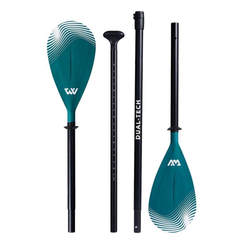 Весло Aqua Marina 2-In-1 DUAL-TECH алюмінієве для SUP та каяка довжина 175-220 см вага 1600 г