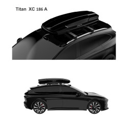 Багажник на дах ROAHTRIP Titan XC186A 310 л ABS PC Fast кріплення 186x82x33 см відкриття на дві сторони Багажник на дах ROAHTRIP Titan XC186A 310 л ABS PC Fast кріплення 186x82x33 см відкриття на дві сторони