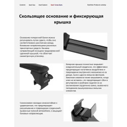 Кросбари ROAHTRIP Heavy Duty 145 см авіаційний алюміній статичне навантаження 300 кг динамічне 150 кг Кросбари ROAHTRIP Heavy Duty 145 см авіаційний алюміній статичне навантаження 300 кг динамічне 150 кг