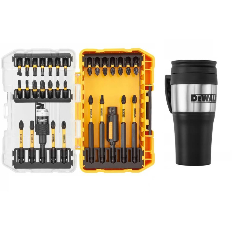 Набір біт DeWALT DT70736TM_1 32 шт Phillips Pozidriv Torx Slotted довжина 25 57 85 мм в контейнері ToughCase