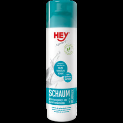 Очищення шкіри пластику HeySport Foam Cleaner 250ml антибактеріальний дезодоруючий ефект для шоломів та сумок