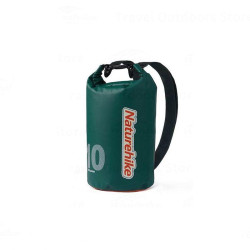 Водонепроникний рюкзак Naturehike CNK2300BS017 10 л темно-зелений IPX6 270 г 2 кишені поліестер Водонепроникний рюкзак Naturehike CNK2300BS017 10 л темно-зелений IPX6 270 г 2 кишені поліестер