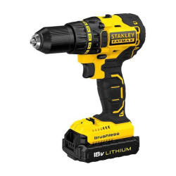 Акумуляторний дриль-шуруповерт STANLEY FatMax FMC608C2K 18 В 1.3 Аг 55 Нм безщітковий 1.5 кг Акумуляторний дриль-шуруповерт STANLEY FatMax FMC608C2K 18 В 1.3 Аг 55 Нм безщітковий 1.5 кг