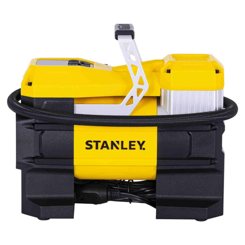 Автомобільний компресор STANLEY SXIF0001 продуктивність 23 л/хв максимальний тиск 10 Бар 12 В адаптер прикурювача
