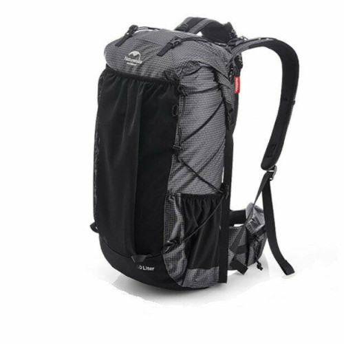 Рюкзак Naturehike Rock NH20BB113 40+5 л чорний водонепроникний вага 1.06 кг ергономічний дизайн