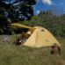 Двомісна палатка Naturehike P-Series NH18Z022-P жовта 210T водонепроникна алюмінієвий каркас 2.1 кг