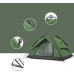 Чотиримісна палатка Naturehike NH21ZP008 темно-зелена вага 4.02 кг розміри 205x225x130 см саморазлажувана