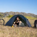 Палатка Naturehike Cycling 1 NH18A095-D 210T темно-синя вага 1.5 кг трисезонна для велотуризму та походів