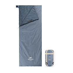 Спальник Naturehike Ultralight LW180 NH21MSD09 XL 15°C вага 760 г розмір 205*85 см сірий-синій Спальник Naturehike Ultralight LW180 NH21MSD09 XL 15°C вага 760 г розмір 205*85 см сірий-синій