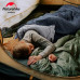 Спальний мішок Naturehike Y150L NH21MSD08 лівий сіро-блакитний водовідштовхувальний дихаючий 11 градусів комфорту