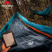 Спальний мішок Naturehike Y150L NH21MSD08 лівий сіро-блакитний водовідштовхувальний дихаючий 11 градусів комфорту
