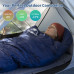 Спальний мішок Naturehike MJ300 темно-синій вага 1.1 кг розмір 205 х 75 см водоотштовхувальний зовнішній шар