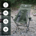 Складне крісло Naturehike CNK2300JU0003 зелене з алюмінієвим каркасом 7075 та водостійким Оксфордом 600D