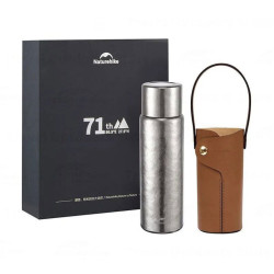 Термос Naturehike CNK230CF012 титановий 600 мл з чохлом вага 253 г збереження температури 24 години Термос Naturehike CNK230CF012 титановий 600 мл з чохлом вага 253 г збереження температури 24 години
