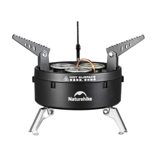 Трьохконфорочна газова пальник Naturehike CNK2450CF019 потужність 3300 Вт вага 480 г розміри 15.5 х 12 х 12.5 см