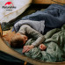 Спальний мішок Naturehike Y150 NH21MSD08 капюшон закруглене дно темно-синій 1.3 кг 220 х 85 см