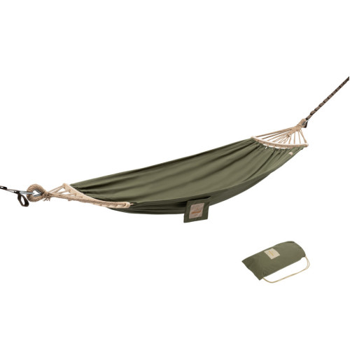 Гамак одномісний Naturehike CNK2450WS018 бавовна зелений макс. навантаження 250 кг вага 2.5 кг