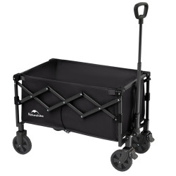 Складний візок Naturehike CNK2350JJ012 70 л чорний вантажопідйомність 110 кг розміри 75 х 45.5 х 91 см Складний візок Naturehike CNK2350JJ012 70 л чорний вантажопідйомність 110 кг розміри 75 х 45.5 х 91 см