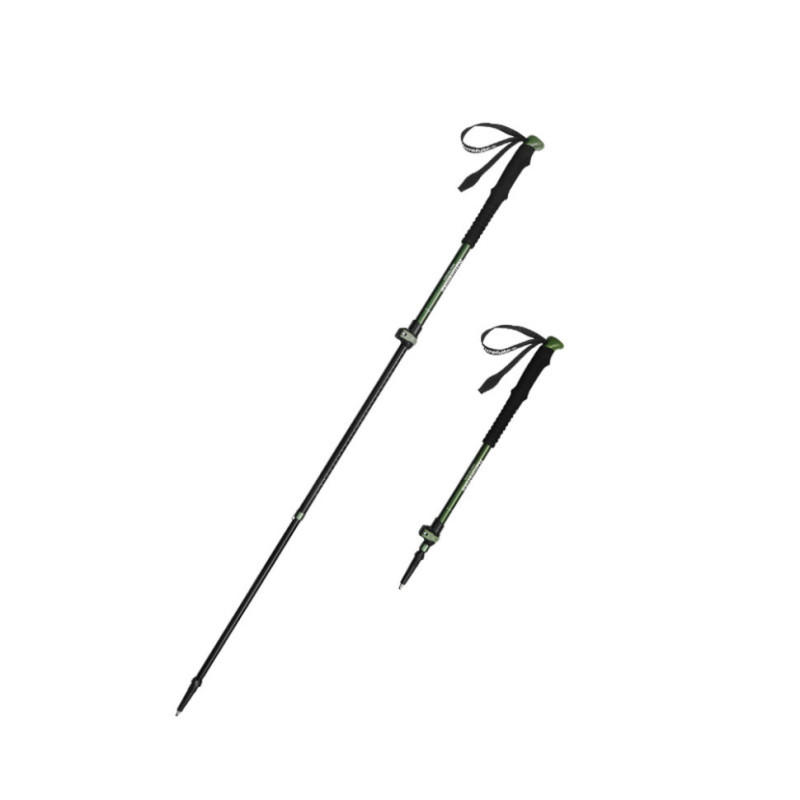 Трекінгова палка Naturehike CNK2550DS010 3-х секційна алюмінієва зелена регульована 55-120 см вага 214 г