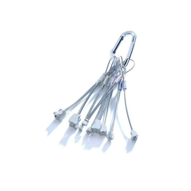 Закладка Rock Empire Alu Nuts 9 алюміній вага 50 г міцність 12 kN сертифікація CE 1015 EN 12298